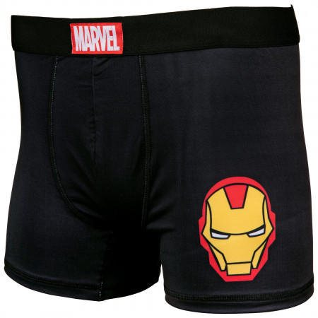 ★韓国人気★BADBLOOD★CLASSIC LOGO BOXER BRIEFS Marvel Iron Man Classic Logo Boxer Briefs - SuperHeroStuff